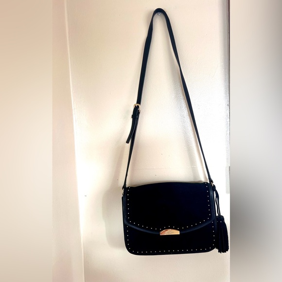 Kate Spade black velvet and leather bag- GORGEOUS and classy! - Picture 4 of 5